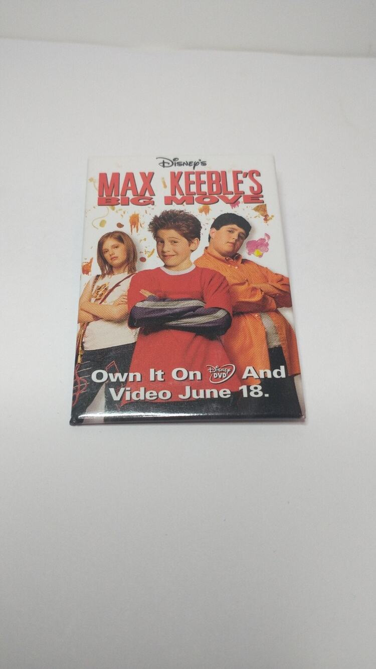 Walt Disney Max Keeble's Big Move DVD Promo Movie Button